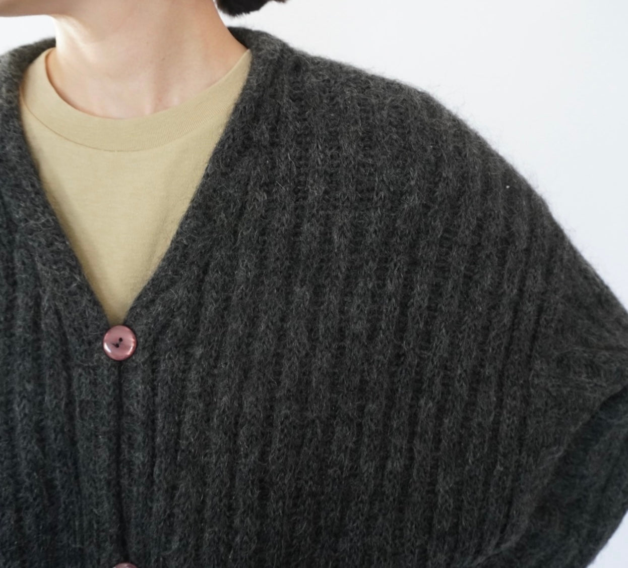 90s Mohair Knit Cardigan