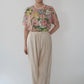 90s floral Printed T-shirt