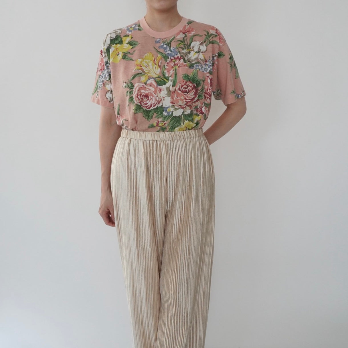 90s floral Printed T-shirt