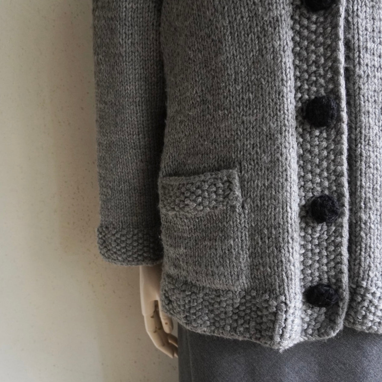 80s Design Knit Cardigan,Jacket