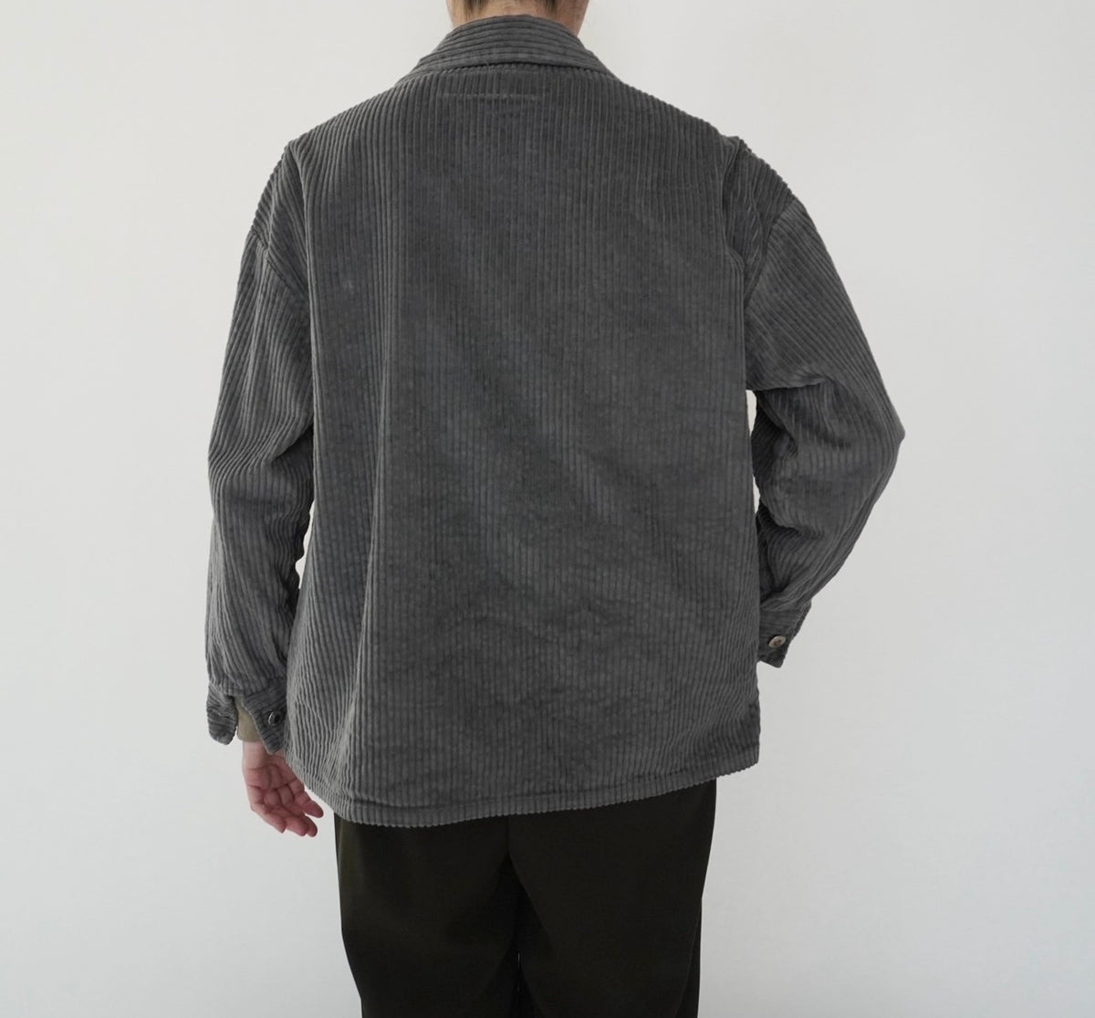 90s Gray Corduroy Light Jacket