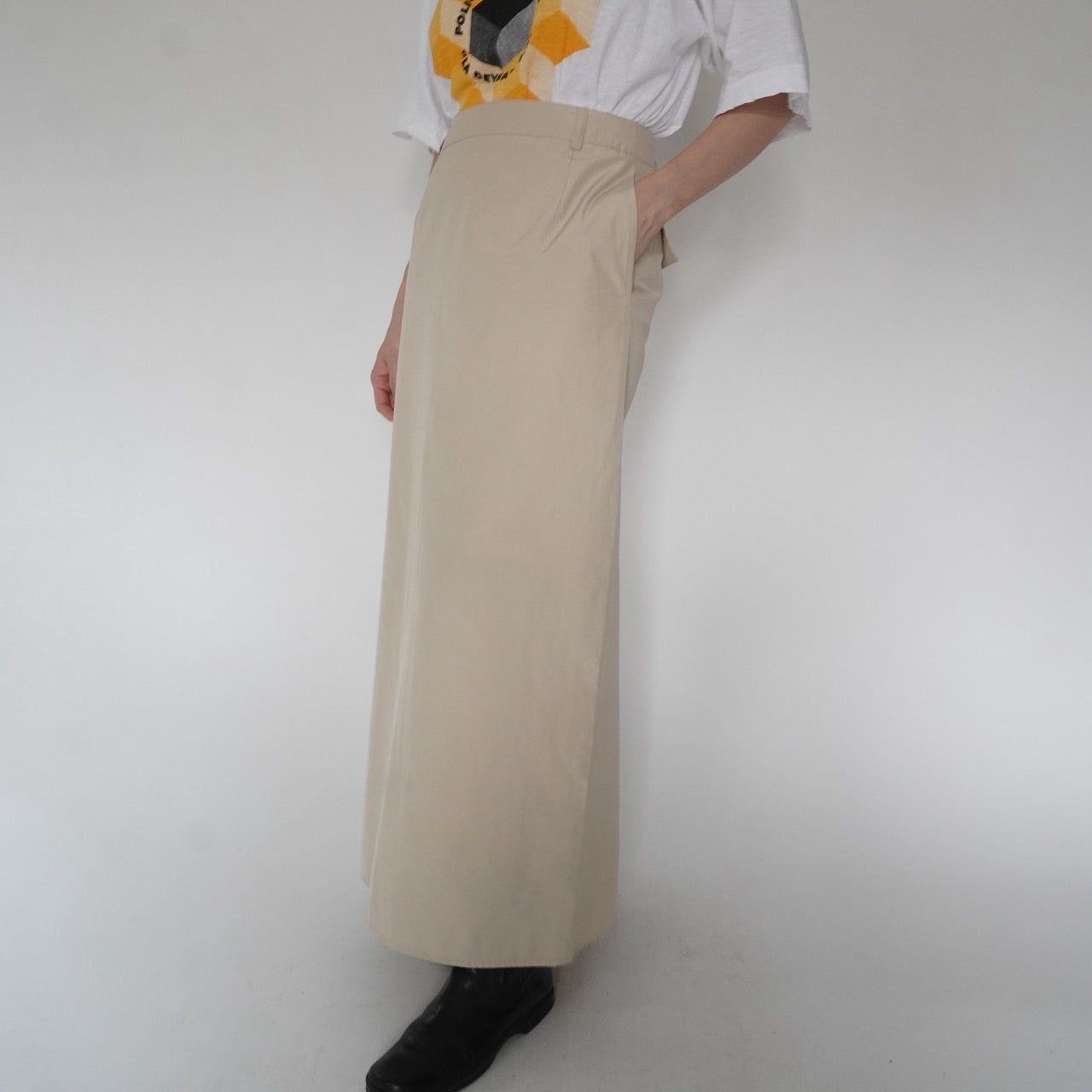 90s EURO Slit Skirt