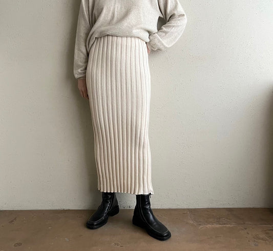 90s EURO Ribbed Skirt