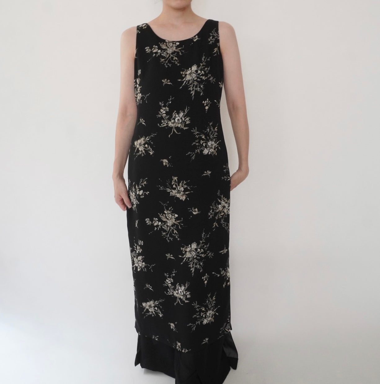 90s Floral Print Dress