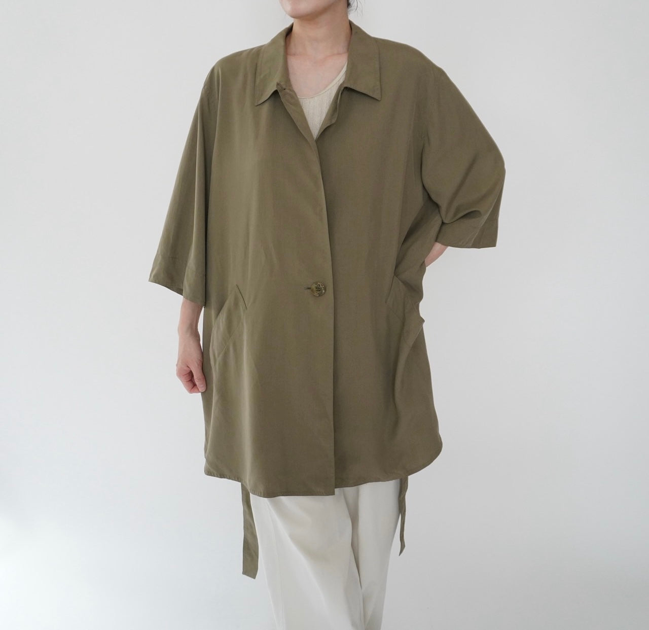 80s Silk Light Jacket Made in Italy