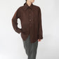 70s Brown Shirt