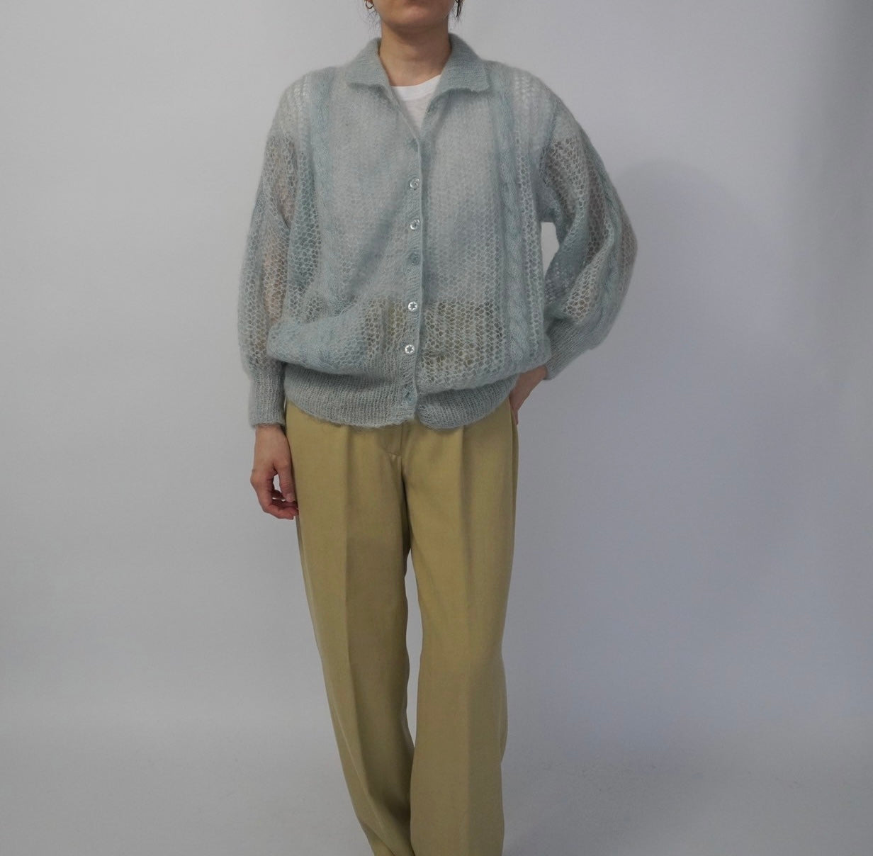 80s Knit Cardigan