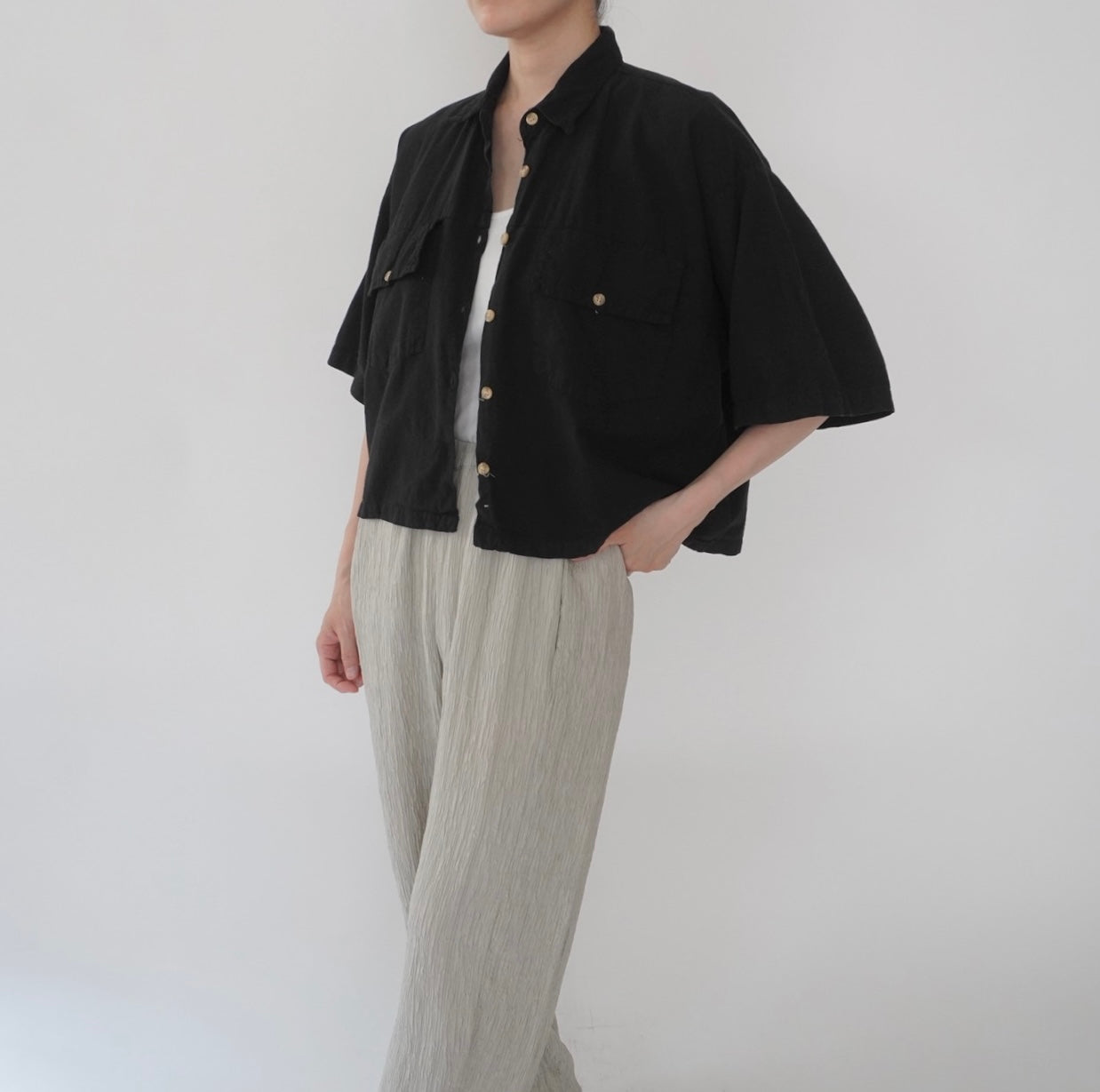 90s Black Shirt