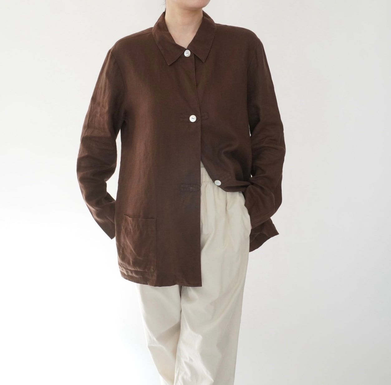 90s Linen Shirt