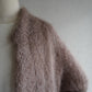 80s Mohair Long Cardigan,Light Coat