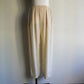 90s Light Beige Silk Pants