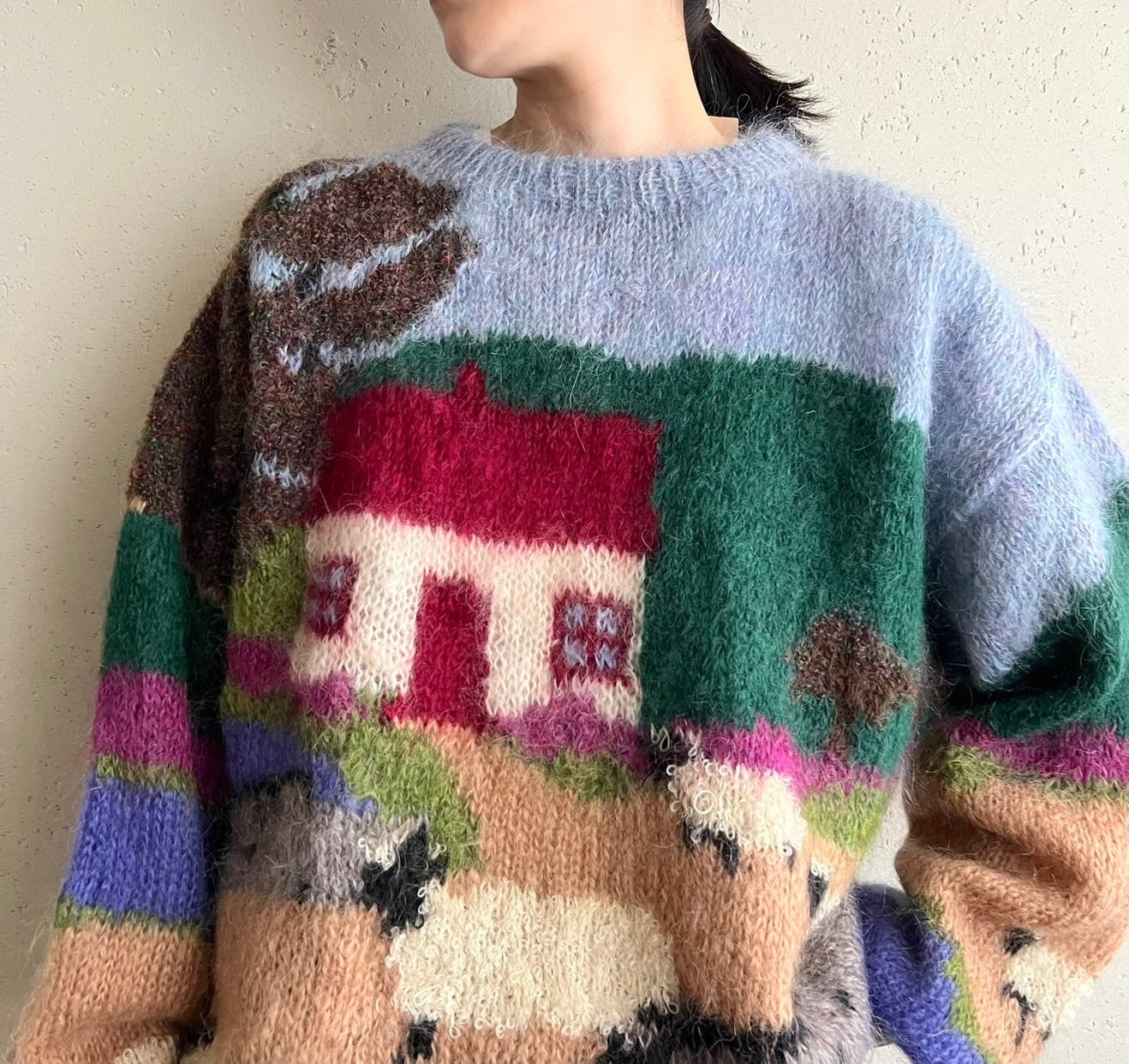 90s Design Mohair Knit