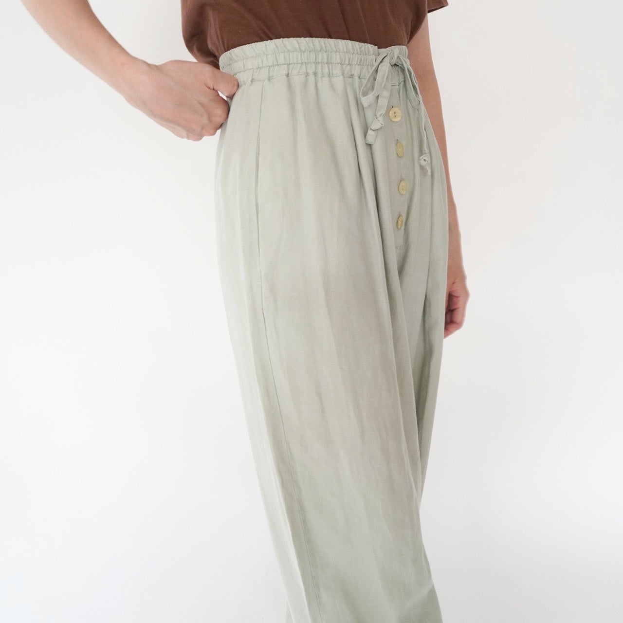 90s Sage Green Two-Piece Suit