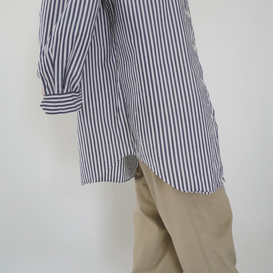 90s "GAP" Striped Long Cotton Shirt