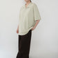 90s Light Green Ribbed Top
