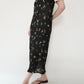 90s Floral Print Sheer Dress Made in Italy