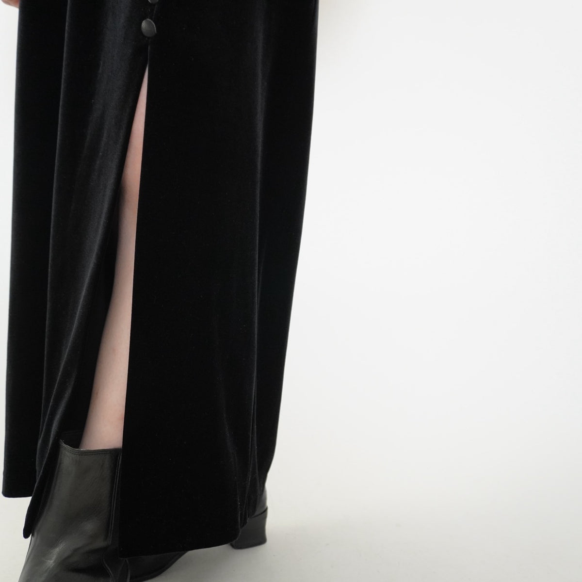 90s Design Velour Skirt