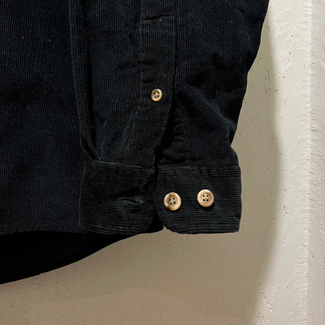 90s Black Corduroy Shirt
