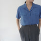 90s Blue Shirt