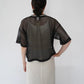 90s Black Mesh Top Made in USA