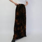 90s Velor Maxi Skirt
