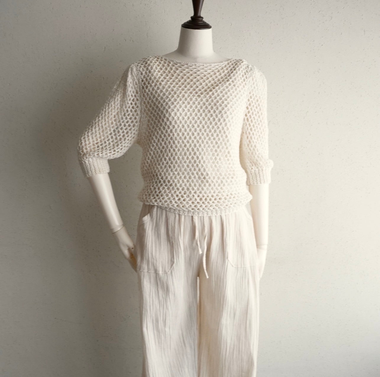 80s Hand Knit Top