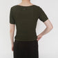 90s Silk Ribbed Top