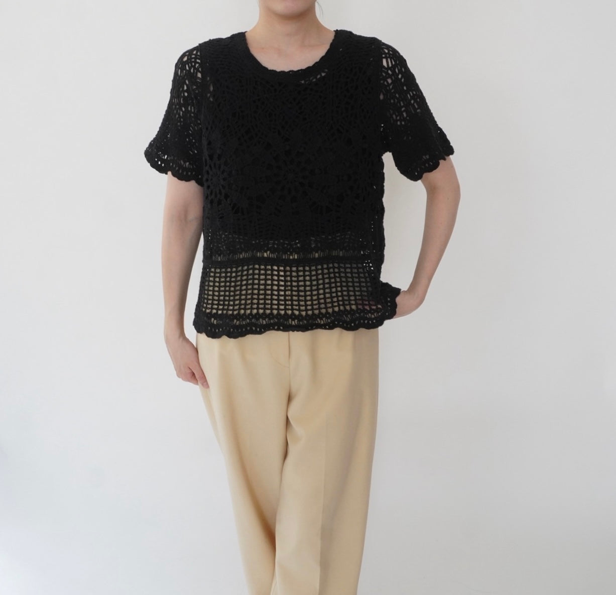 90s Crochet Top