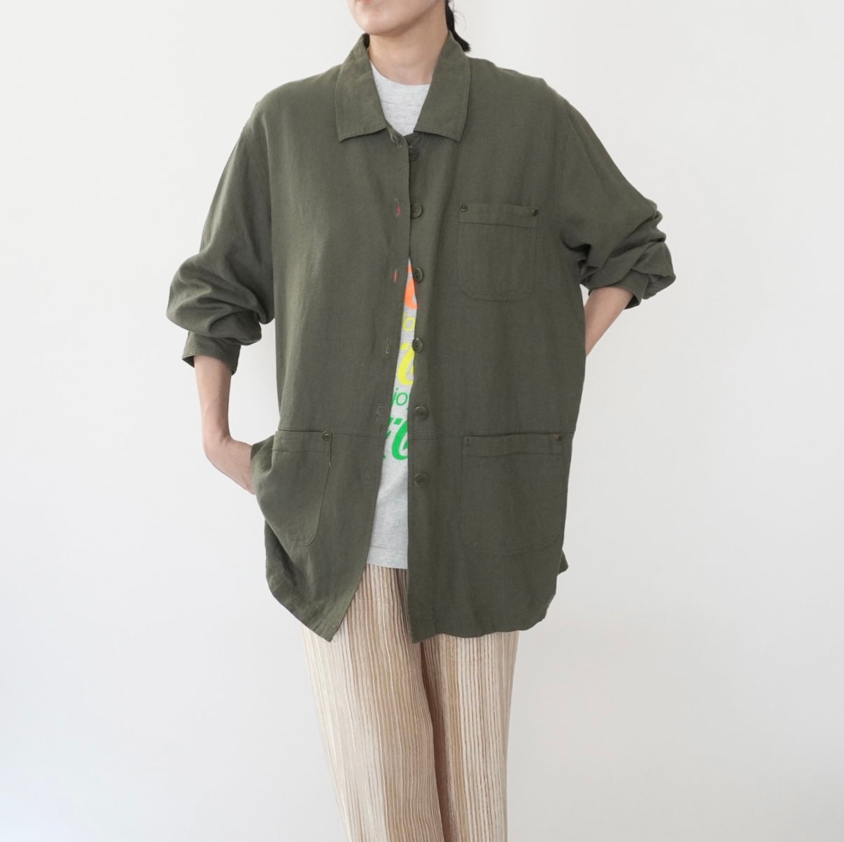 90s Khaki Light Jacket
