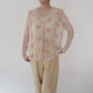 80s Embroidery Sheer Blouse Made in USA