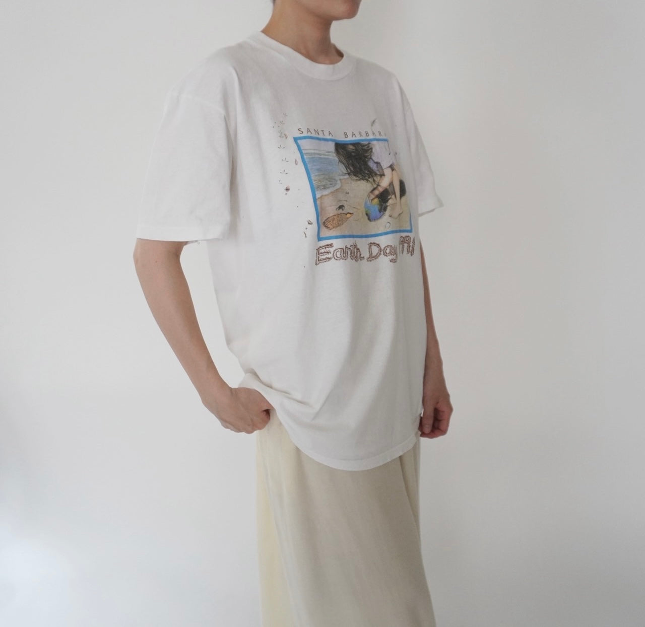 90s Printed T-shirt Made in USA