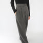 80s Black White Striped  Pants Made in Italy