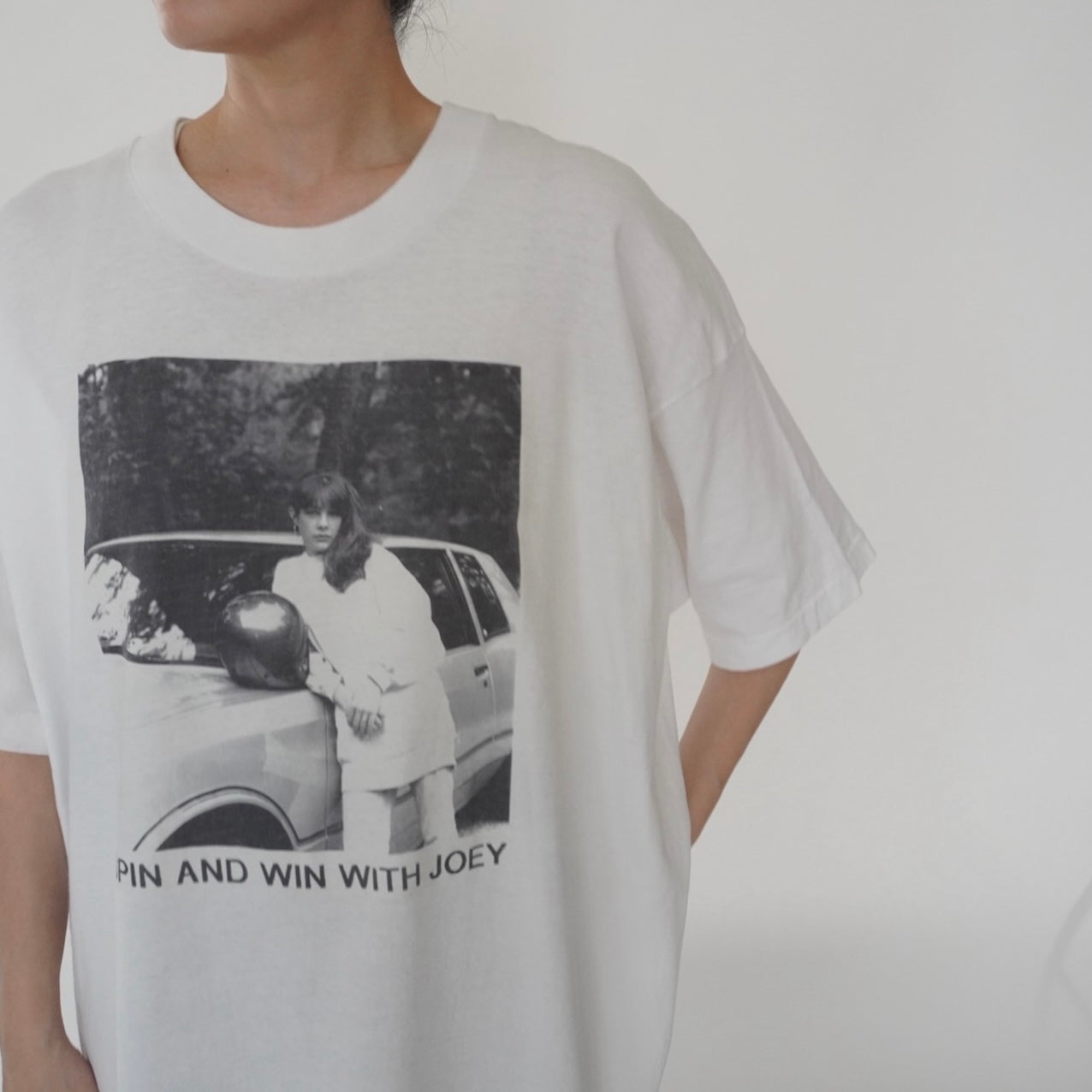 90s Photo Printed T-shirt Made in USA