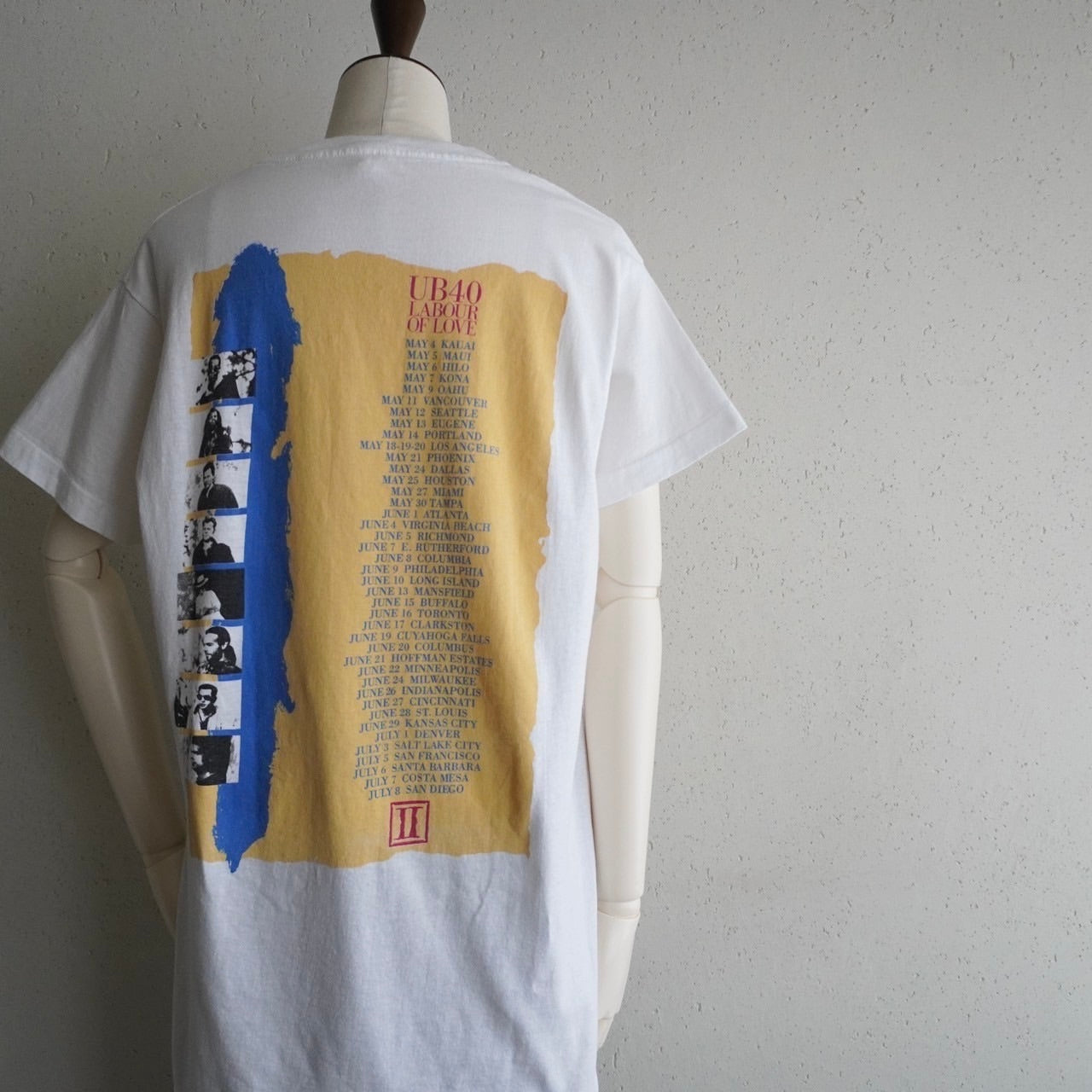 90s "UB40 Labour Of Love" Printed T-shirt