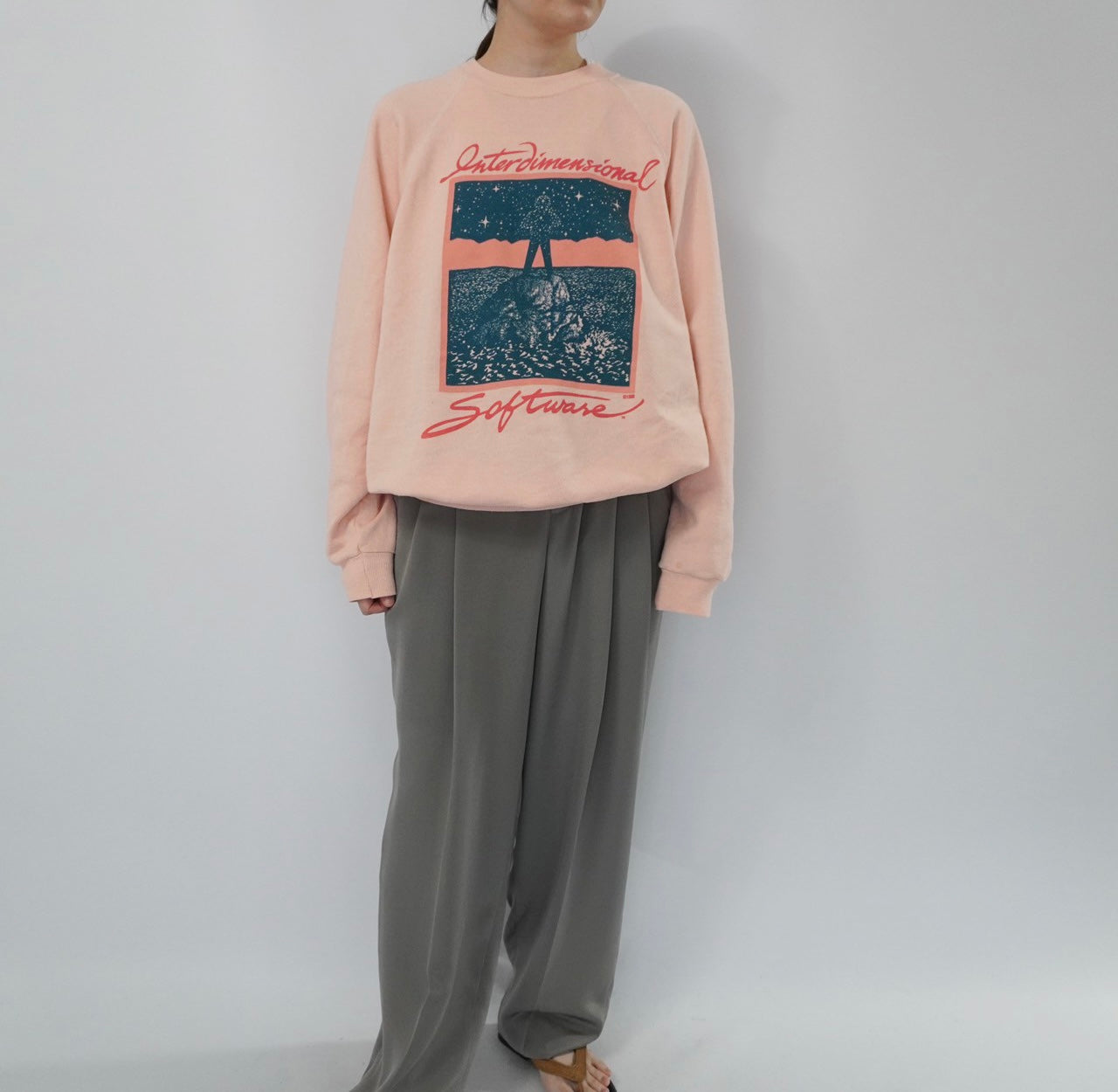 80s Printed Sweater