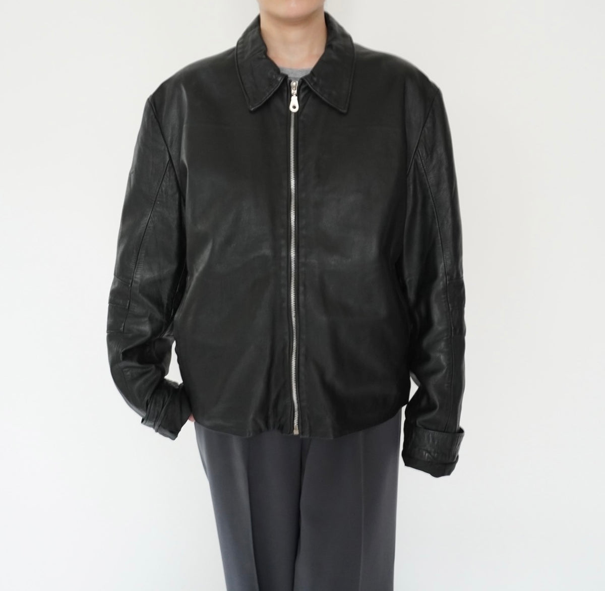 90s Leather Jacket Made in Italy