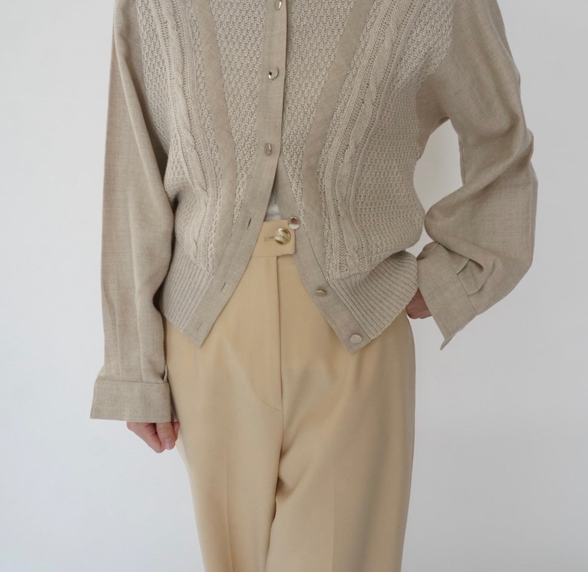80s EURO Linen Light Jacket