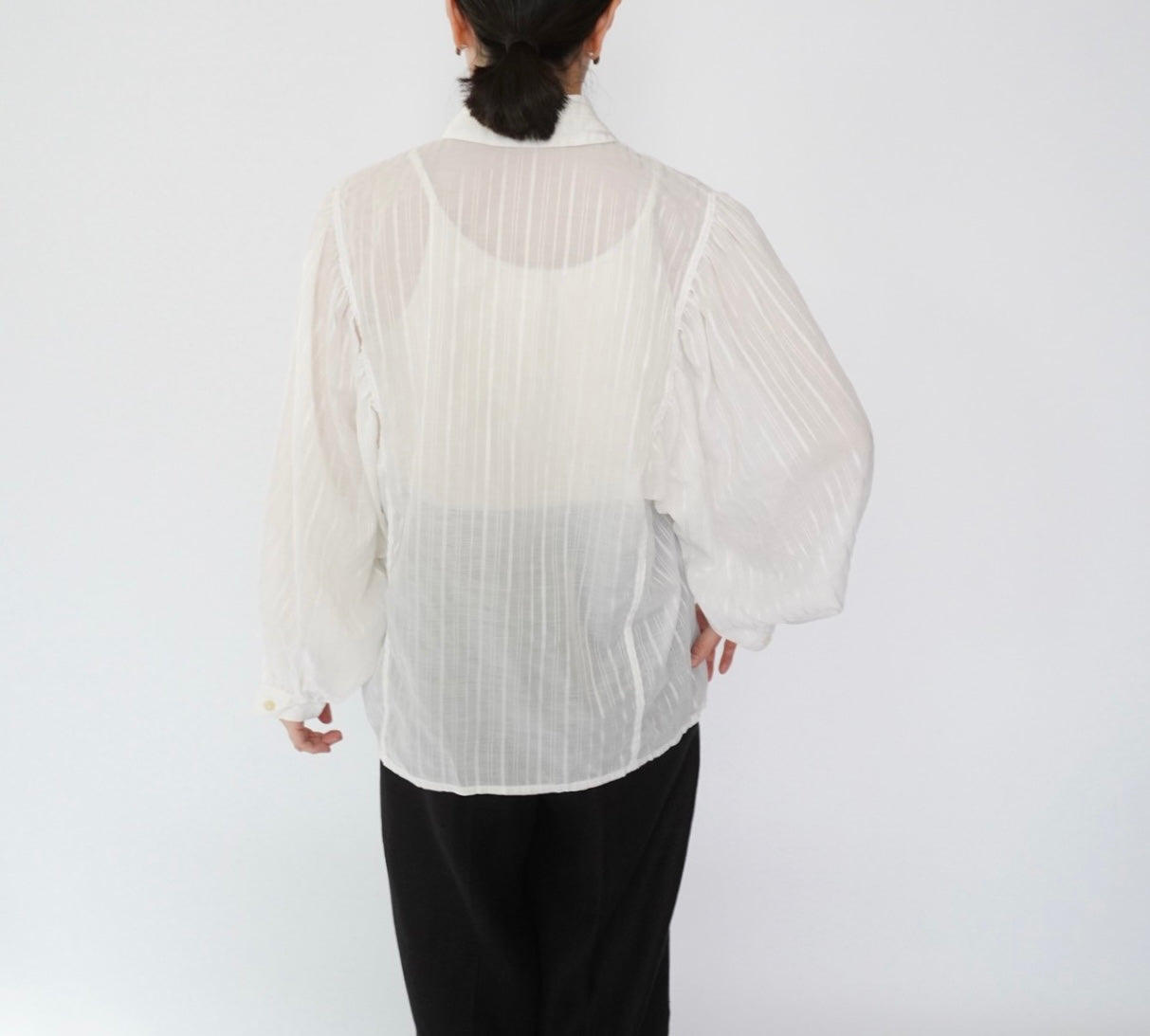 90s Sheer Shirt Made in Italy
