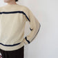 80s＂Rodier Paris" Design Knit