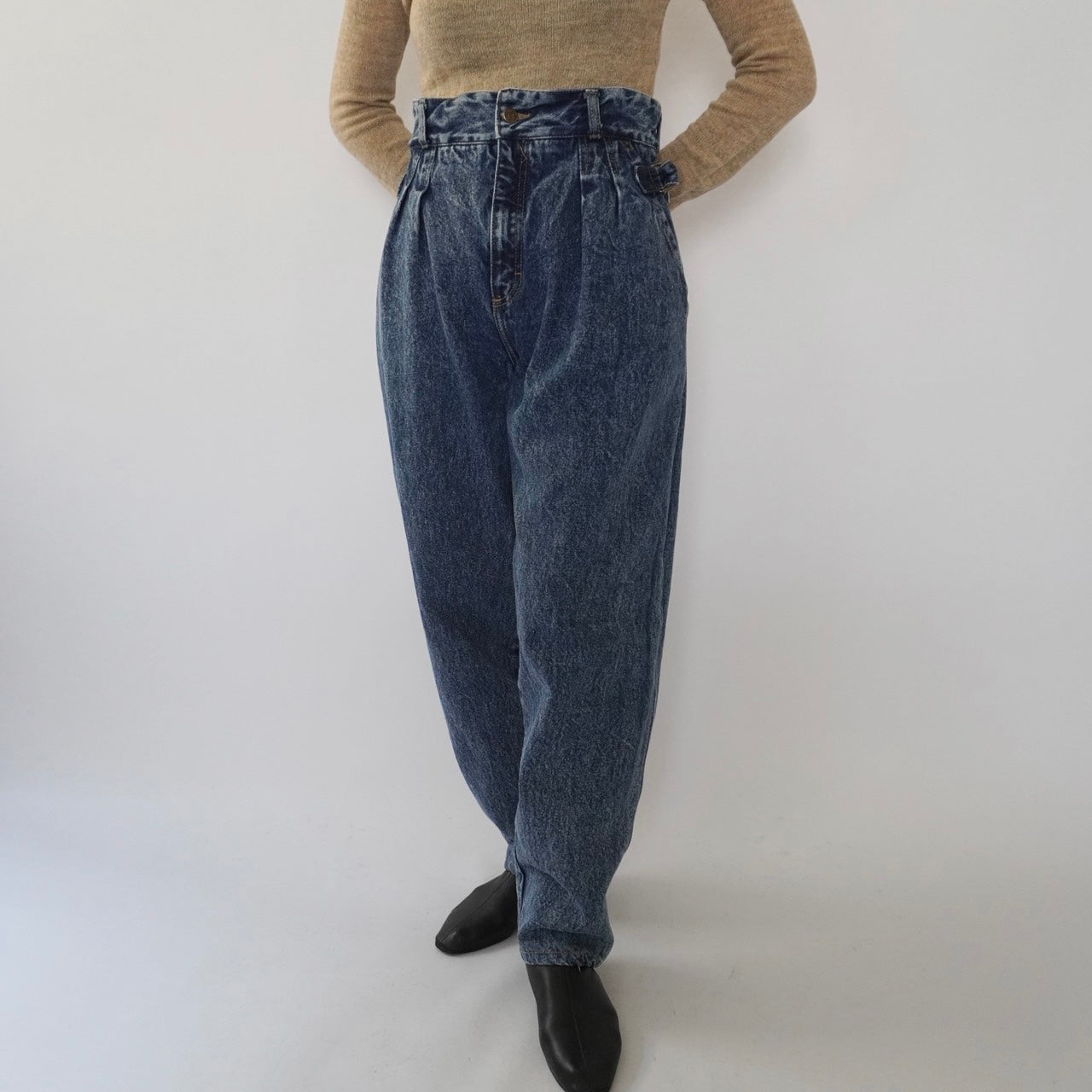 90s High Waisted Denim Pants