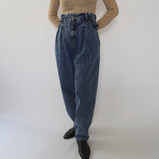 90s High Waisted Denim Pants