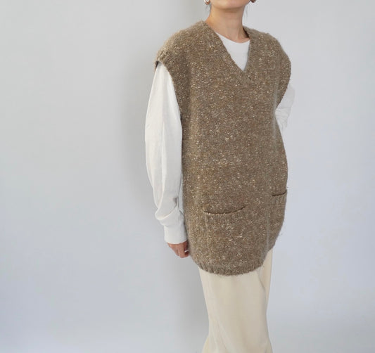 80s Mohair Knit Vest