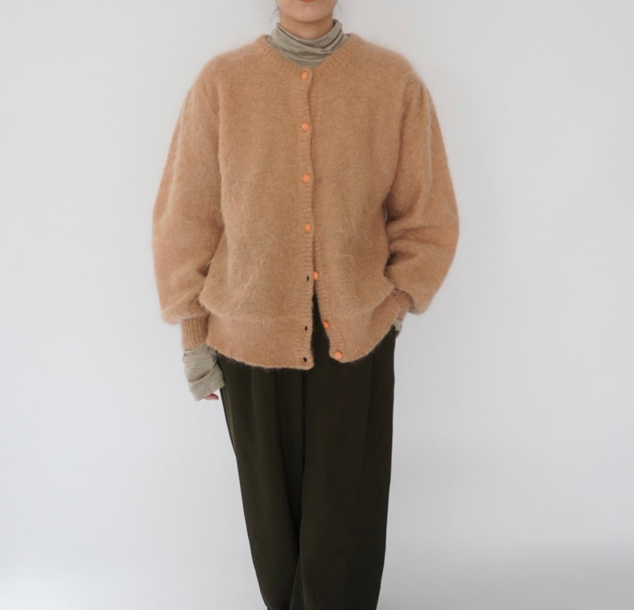 80s Mohair Knit Cardigan