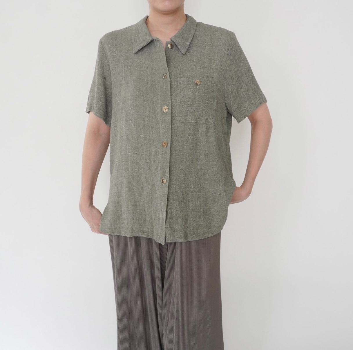 90s Rayon Shirt Made in USA