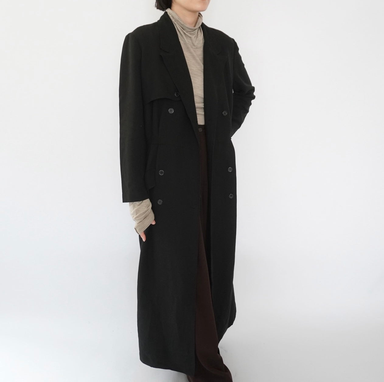 90s Black Design Dress