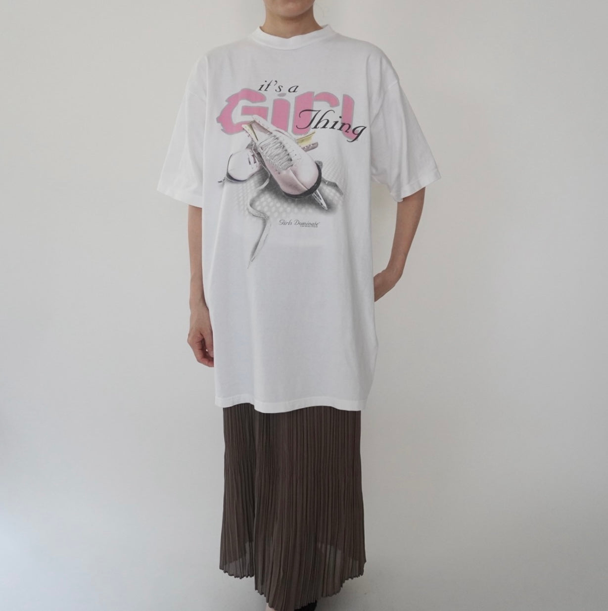 90s Printed Long T-shirt Made in Canada