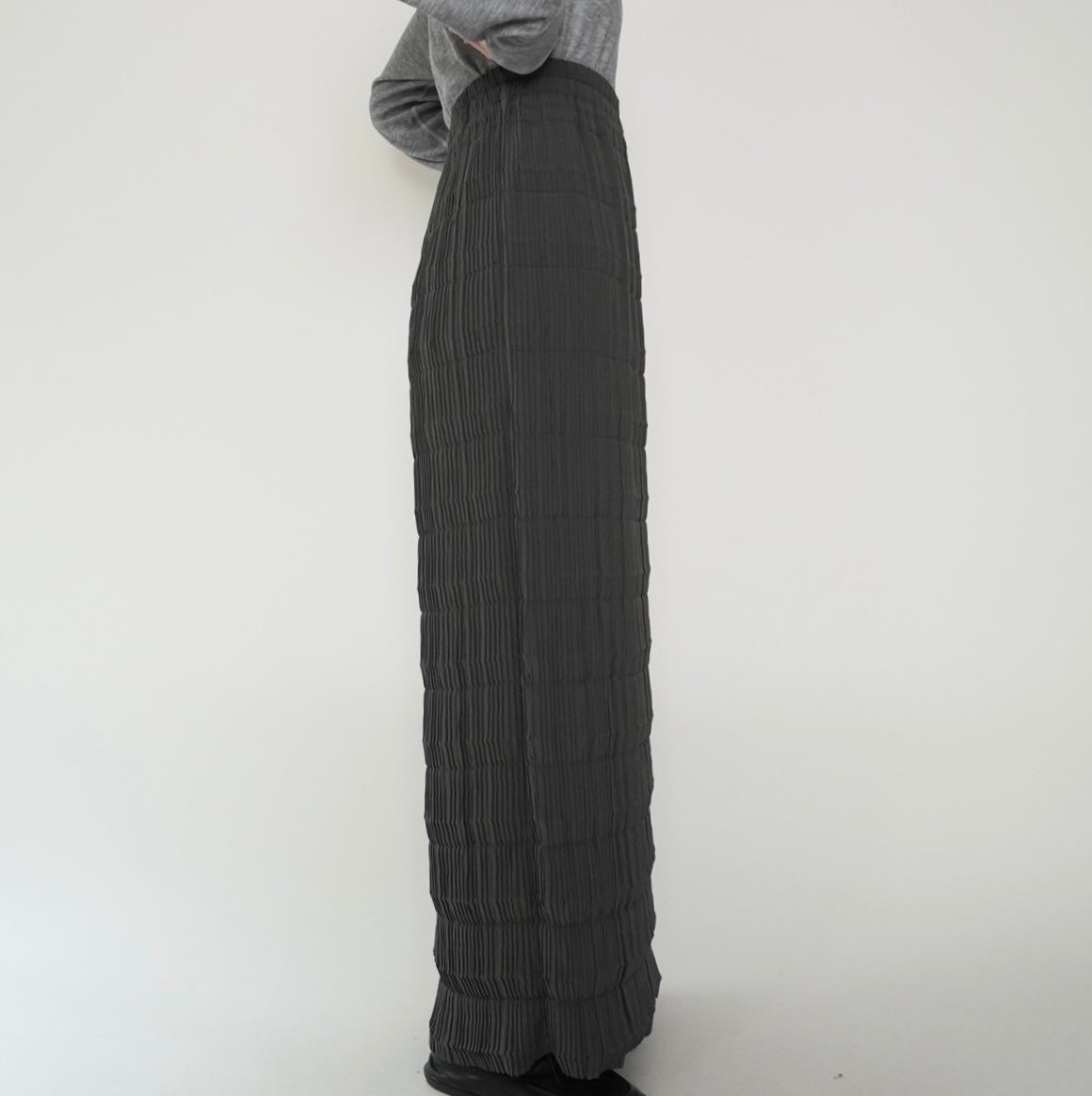 90s Pleated Maxi Skirt Made in USA