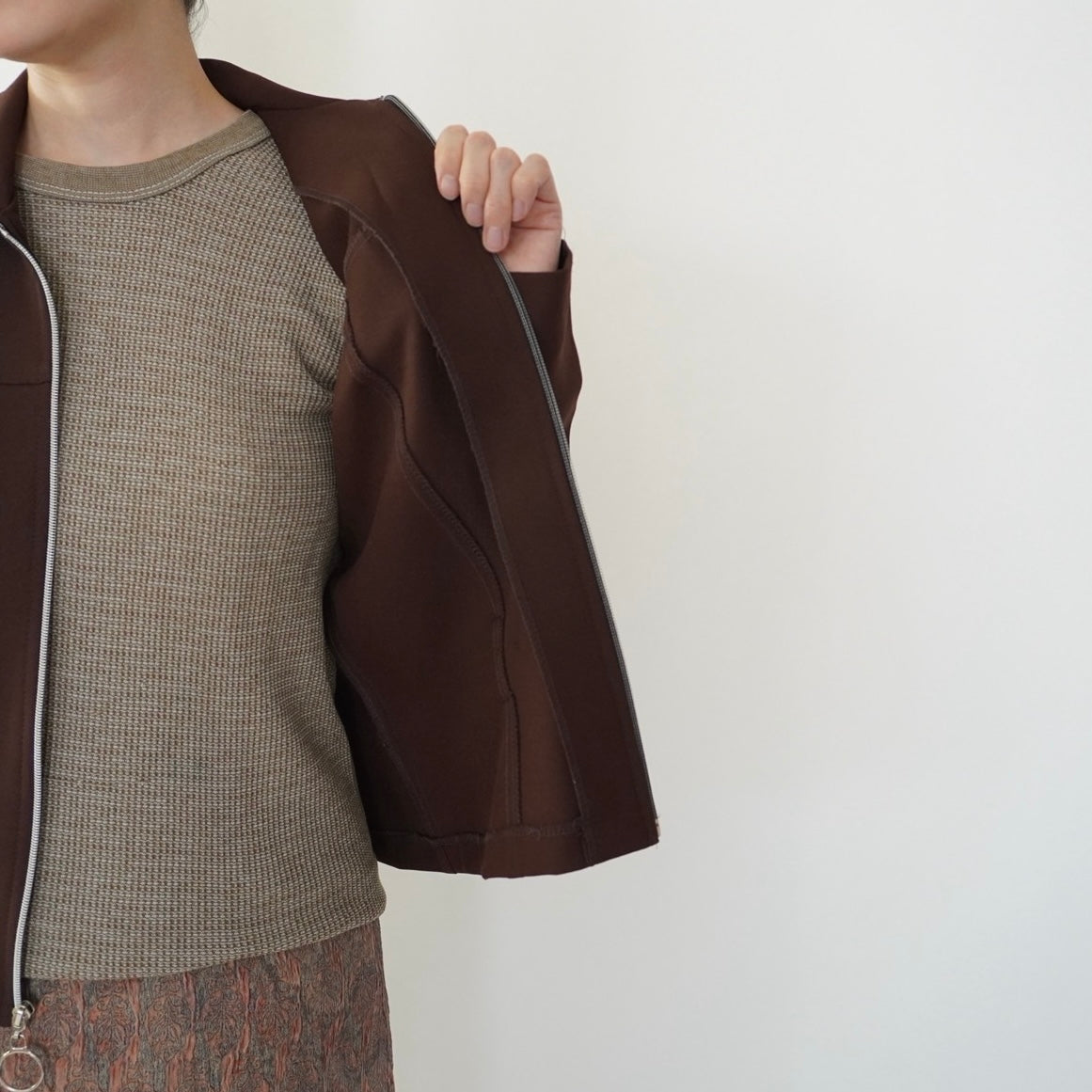90s Brown Light Jacket Made in USA