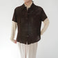 90s Suede Leather Shirt
