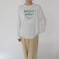 80s Printed Long Sleeves T-shirt Made in USA